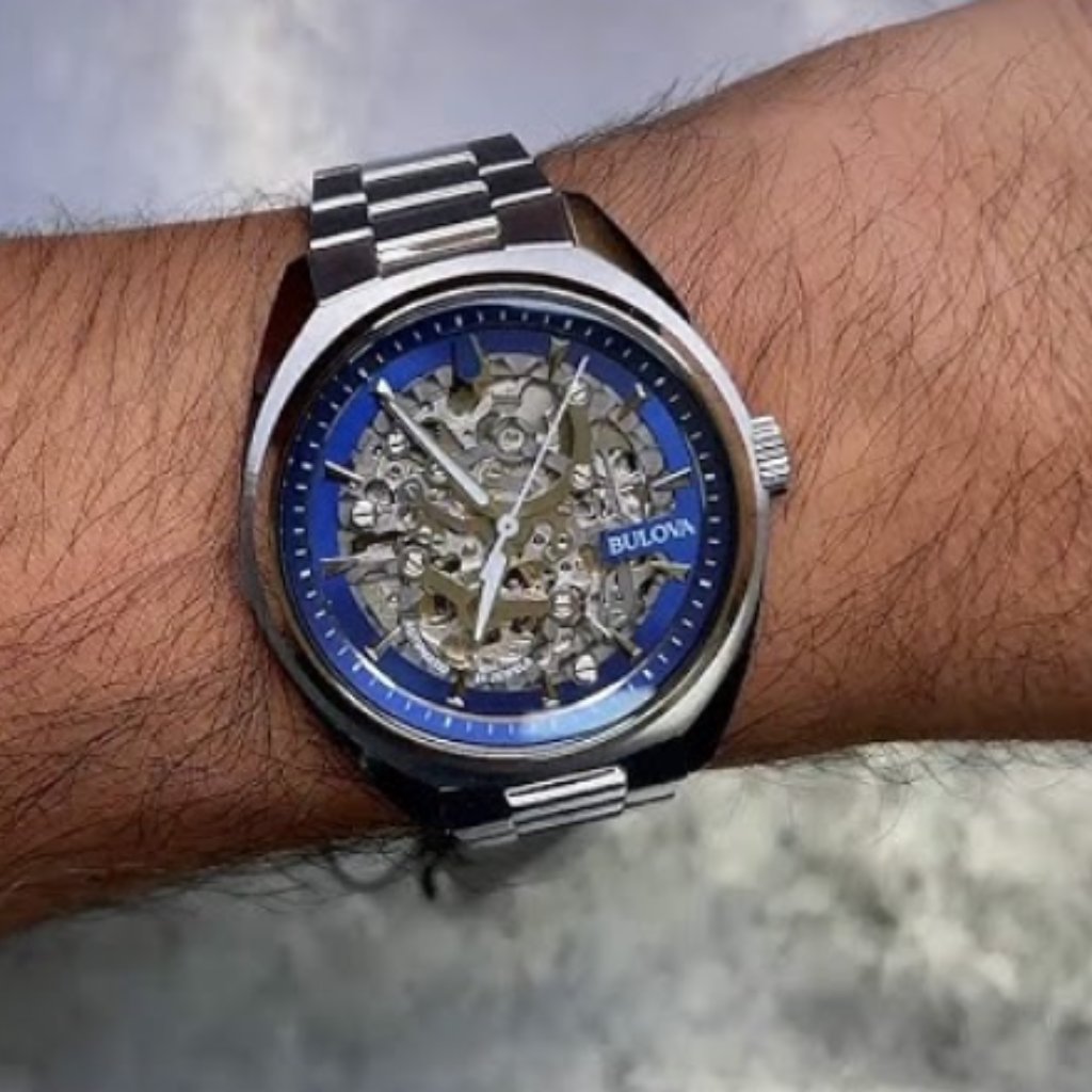 Bulova Automatic Mens Blue Dial Watch 41mm Bulova Automatic Mens Blue Dial Watch 41mm